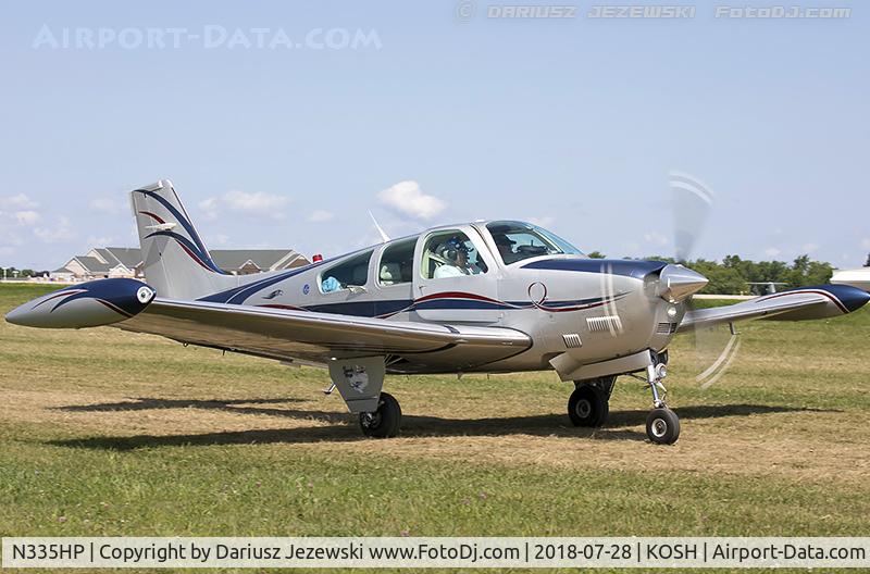 N335HP, 1992 Beech F33A Bonanza C/N CE1663, Beech F33A Bonanza  C/N CE1663, N335HP