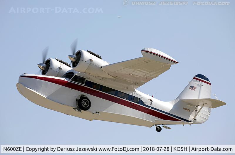 N600ZE, 1943 Grumman G-21A Goose C/N B-100, Grumman G-21A Goose  C/N B-100, N600ZE