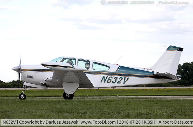N632V, 1960 Beech 35-33 Debonair C/N CD-67, Beech 35-33 Debonair  C/N CD-67, N632V