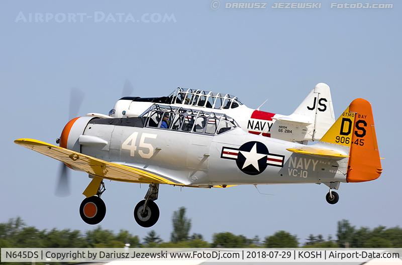 N645DS, 1944 North American SNJ-5 Texan Texan C/N 88-17678, North American SNJ-5 Texan  C/N 88-17678, N645DS