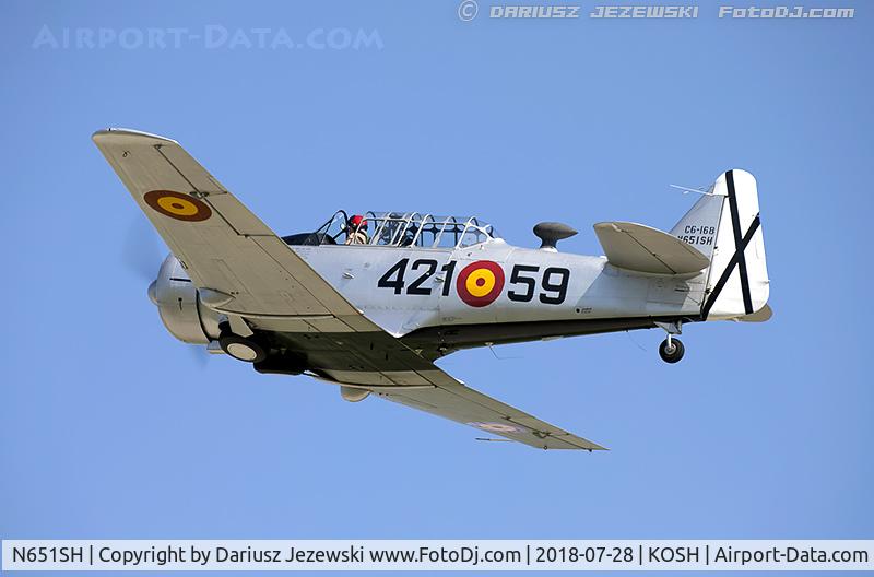 N651SH, 1944 North American T-6G Texan C/N 168-409, North American T-6D Texan  C/N 49-3305, N651SH