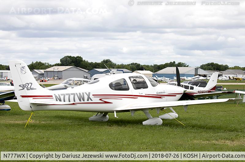 N777WX, 2003 Cirrus SR22 C/N 0452, Cirrus SR22  C/N 452, N777WX