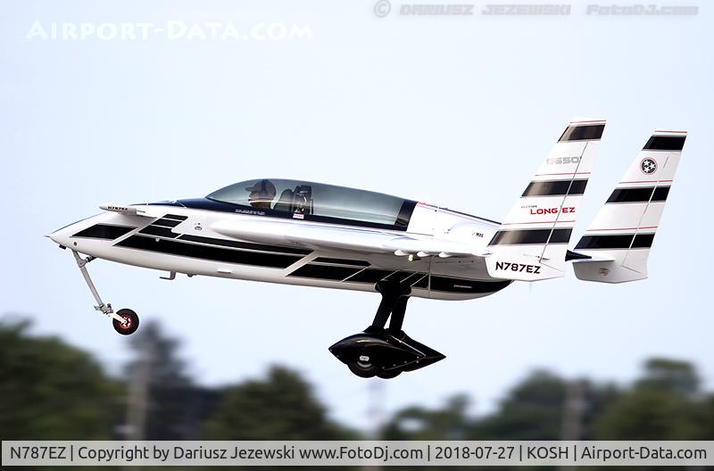 N787EZ, 1985 Rutan Long-EZ C/N 1217, Rutan Long-EZ  C/N 1217, N787EZ