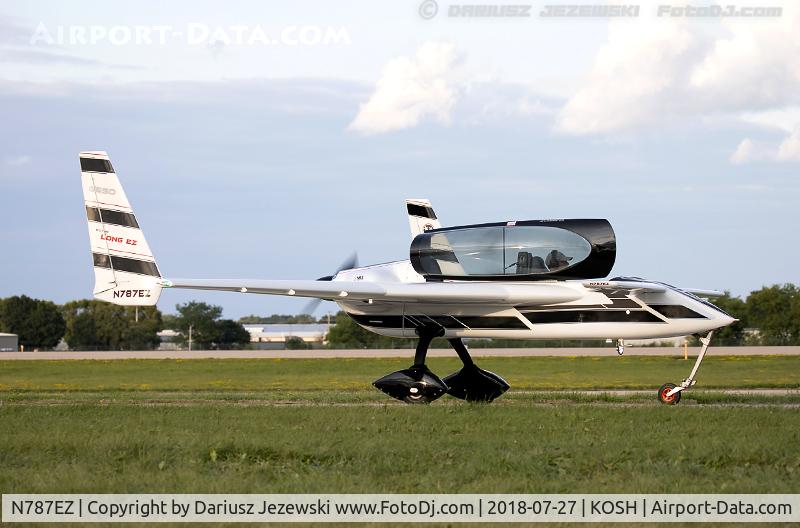N787EZ, 1985 Rutan Long-EZ C/N 1217, Rutan Long-EZ  C/N 1217, N787EZ