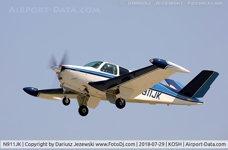 N911JK, 1976 Beech V35B Bonanza C/N D-9925, Beech F35 Bonanza  C/N D-9925, N911JK