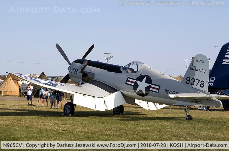 N965CV, 1952 Vought F4U-7 Corsair C/N 965, Chance Vought F4U-7 Corsair  C/N 965, N965CV