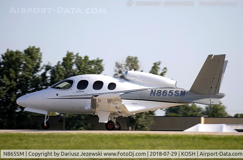 N865SM, 2018 Cirrus SF50 Vision C/N 0044, Cirrus SF50 Vision  C/N 44, N865SM