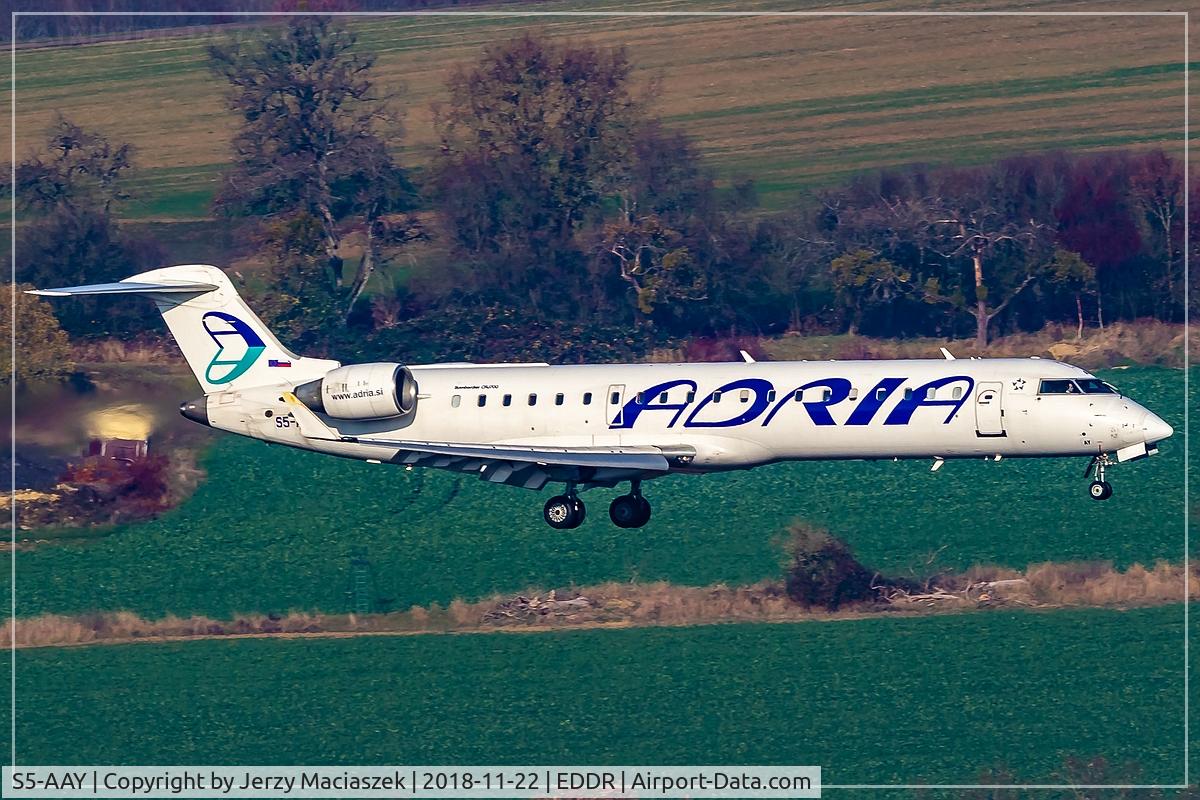 S5-AAY, 2003 Bombardier CRJ-701ER (CL-600-2C10) Regional Jet C/N 10080, Bombardier CRJ-701ER