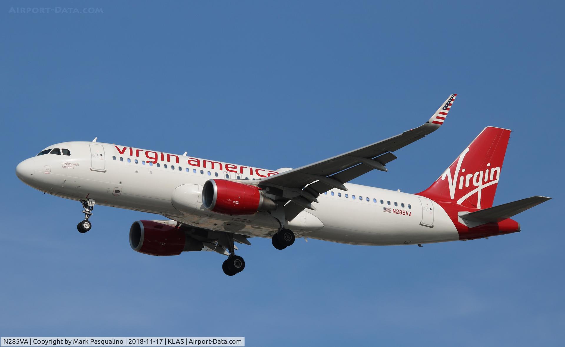 N285VA, 2015 Airbus A320-214 C/N 6889, Airbus A320-214