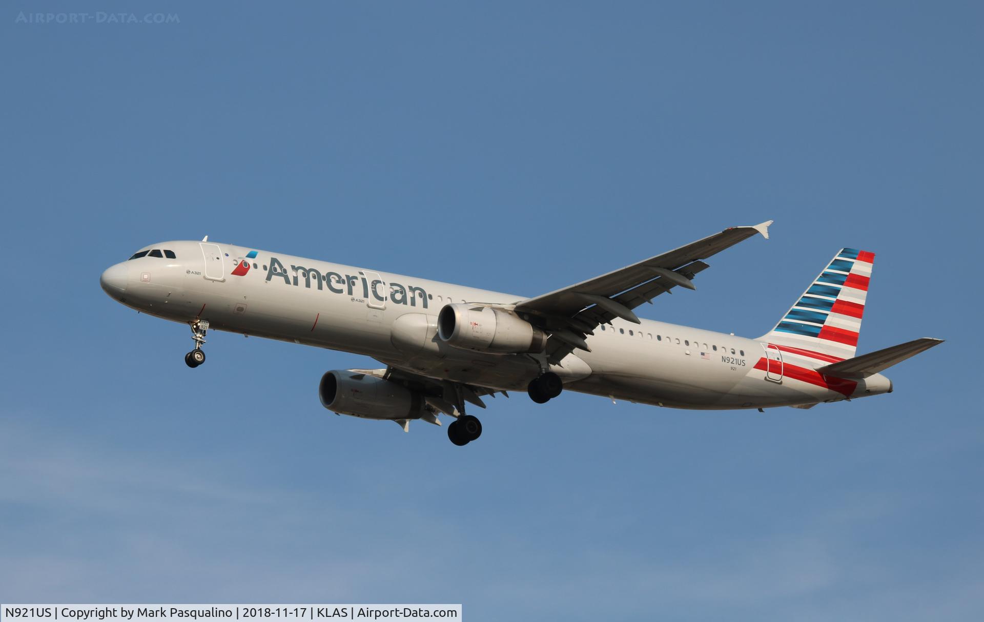 N921US, 2015 Airbus A321-231 C/N 6523, Airbus A321-231