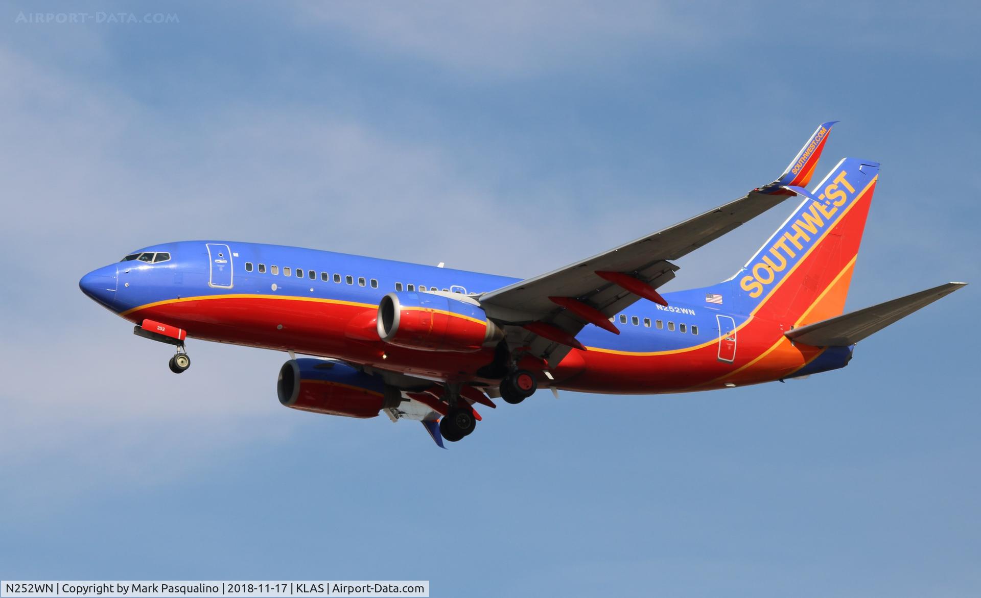 N252WN, 2006 Boeing 737-7H4 C/N 34973, Boeing 737-7H4