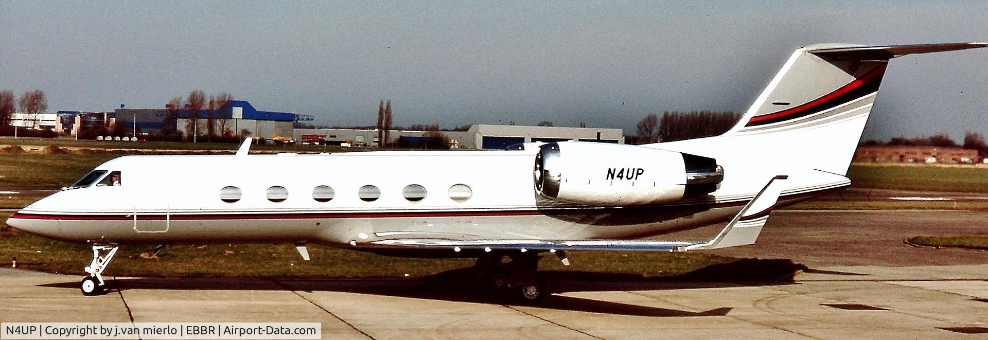 N4UP, 1989 Gulfstream Aerospace G-IV C/N 1088, Belgium '90s