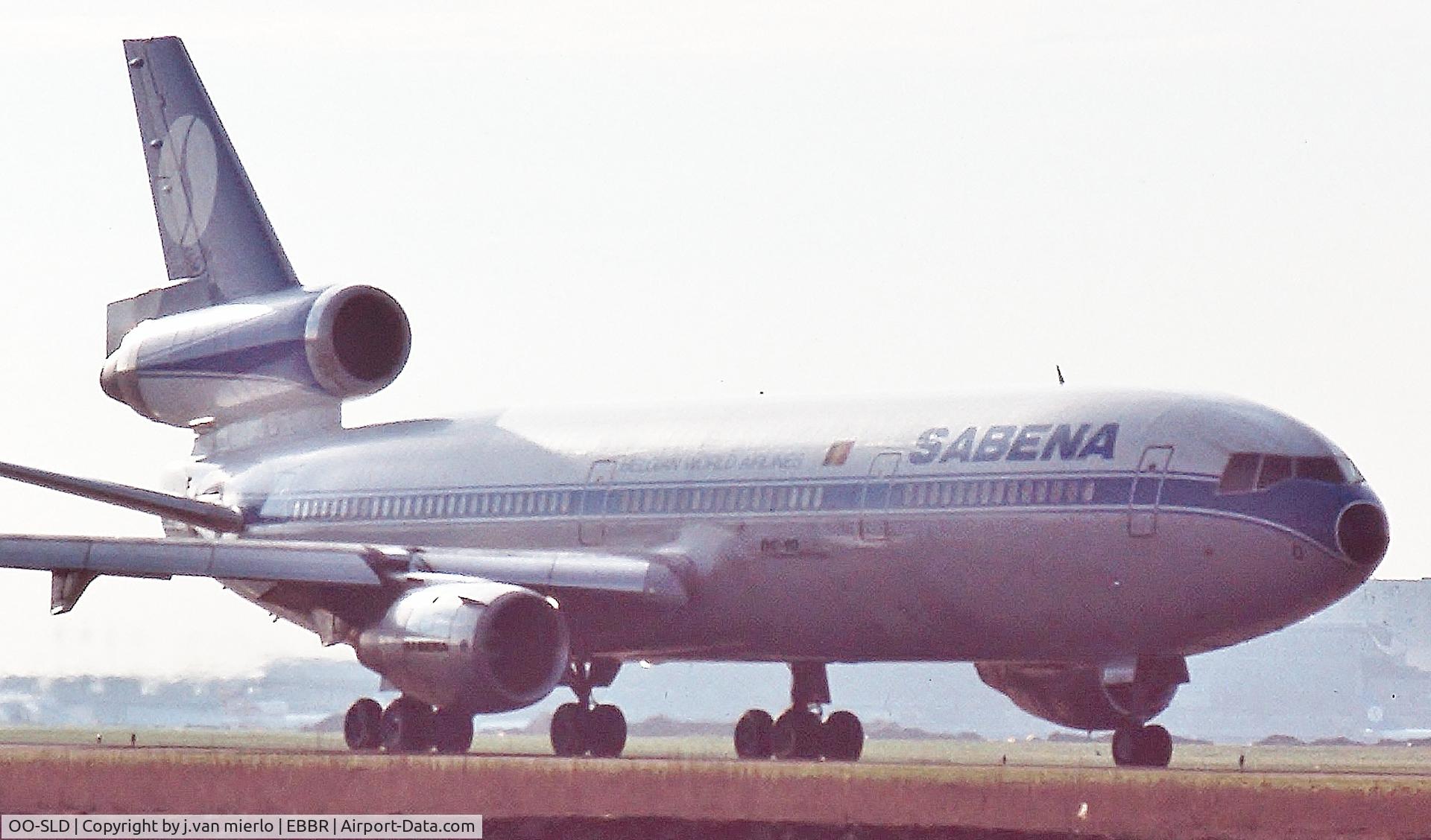 OO-SLD, 1980 McDonnell Douglas DC-10-30F C/N 47835, Taxiing Brussels '90s