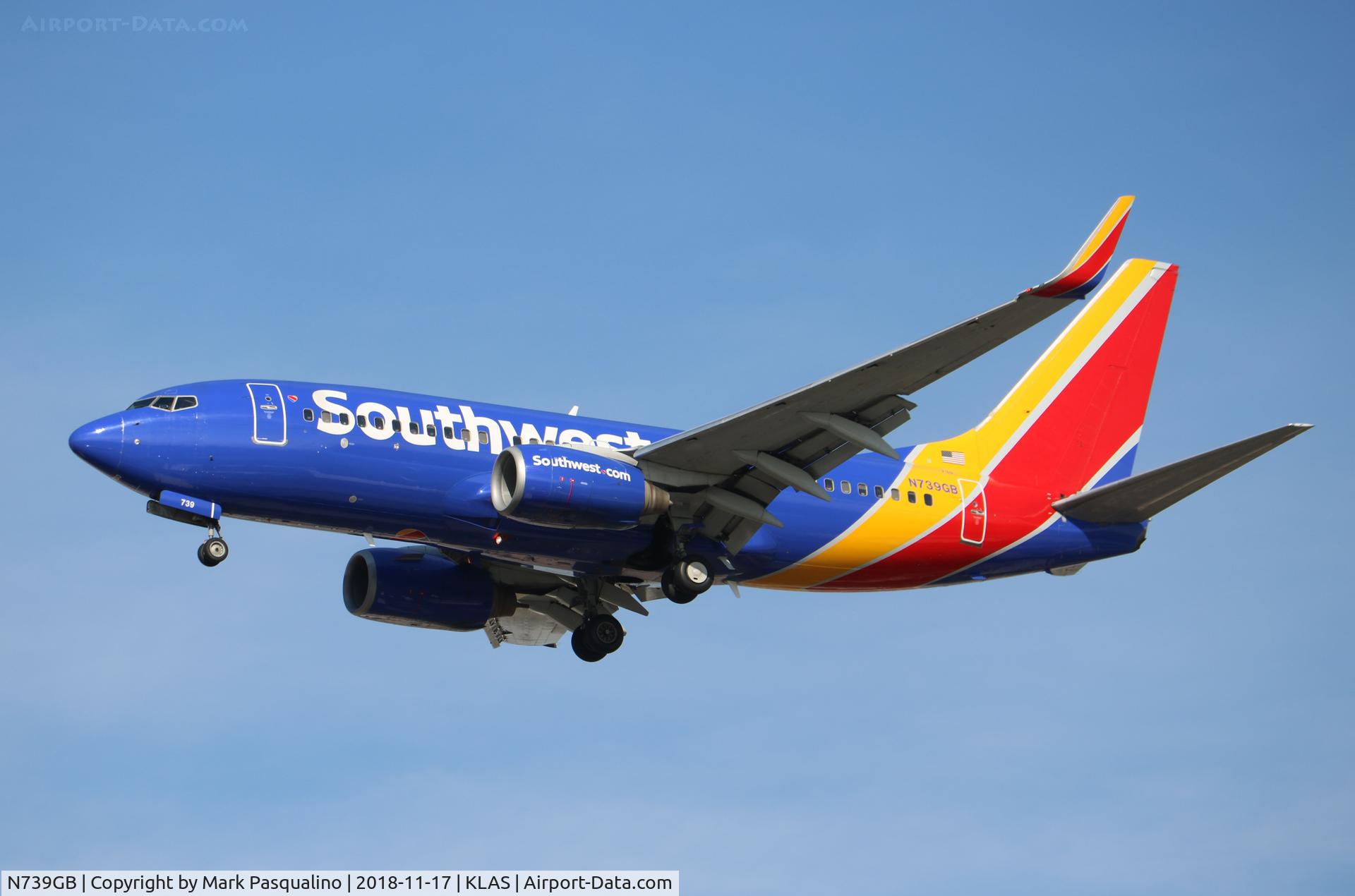 N739GB, 1998 Boeing 737-7H4 C/N 29275, Boeing 737-7H4