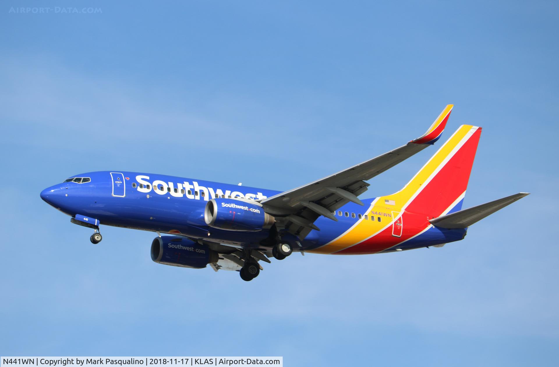 N441WN, 2003 Boeing 737-7H4 C/N 29837, Boeing 737-7H4