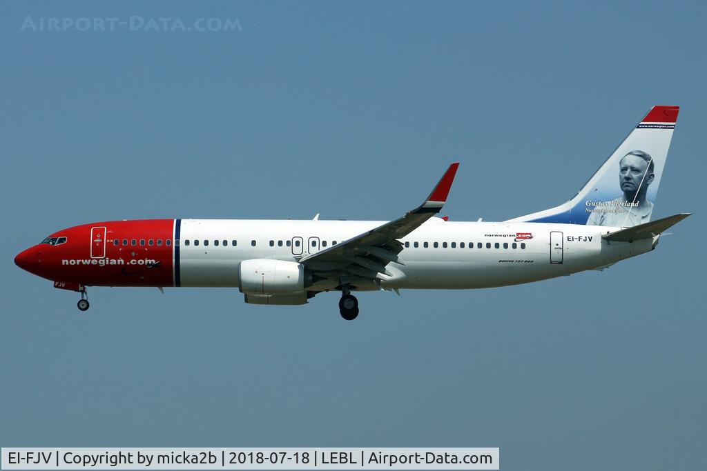 EI-FJV, 2016 Boeing 737-8JP C/N 42080, Landing
