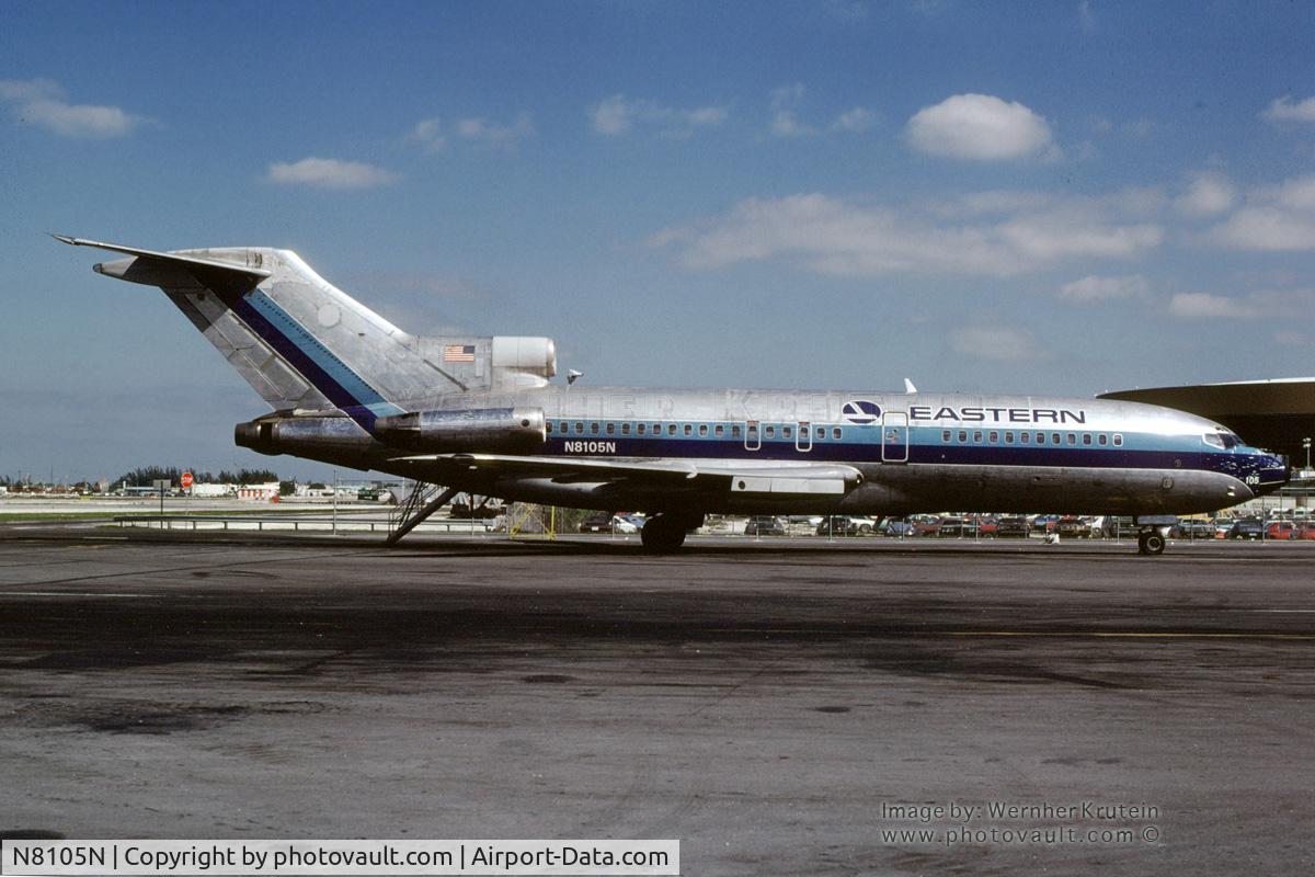 N8105N, 1964 Boeing 727-25 C/N 18256, N8105N on the tarmac