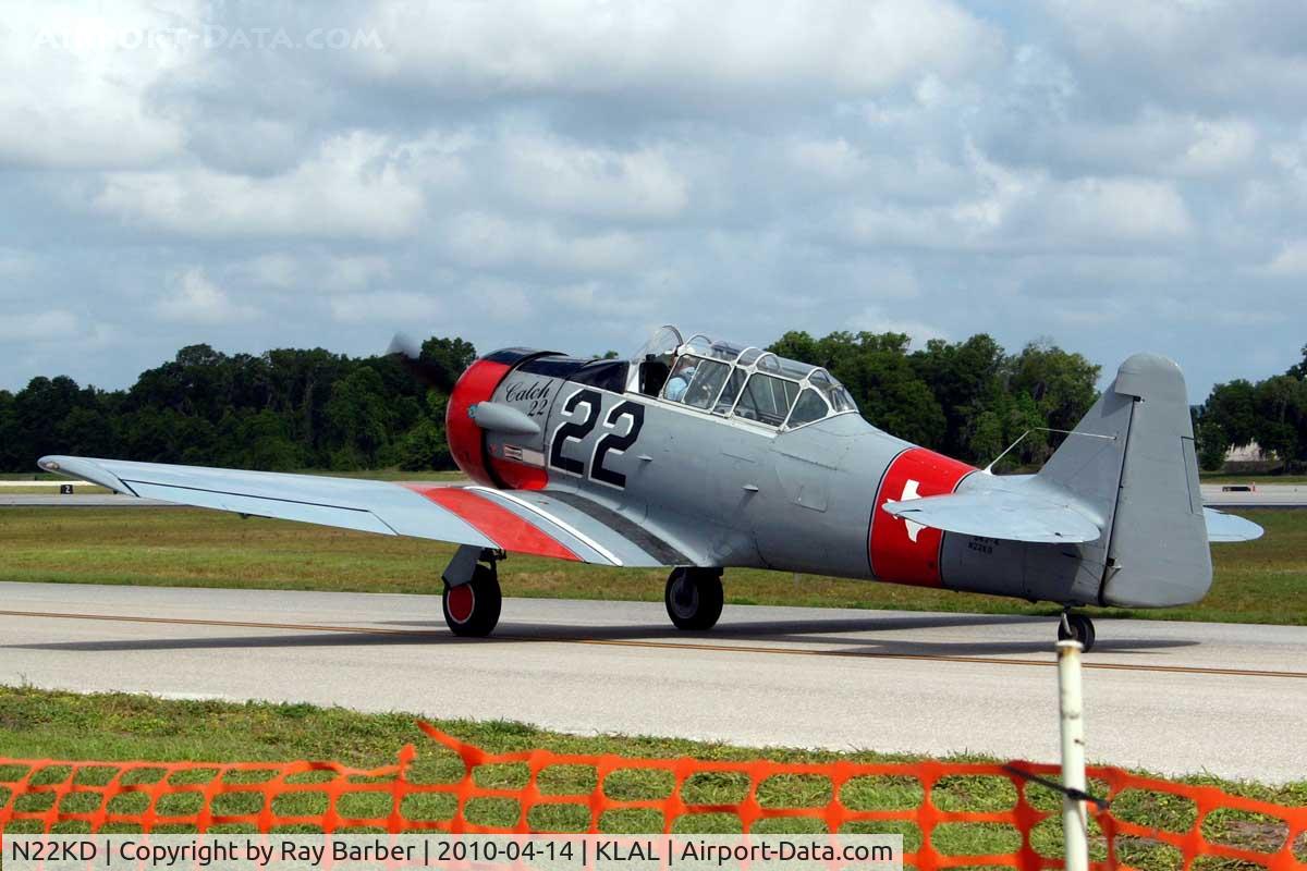 N22KD, North American AT-6C Texan C/N 88-13072, N22KD   North American SNJ-4 Texan [88-13072] Lakeland-Linder~N 14/04/2010
