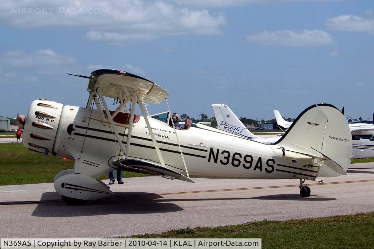 N369AS, 1992 Classic Aircraft Corp WACO YMF C/N F5C-046, N369AS   Classic Aircraft Corp YMF-5C Waco Super YMF [F5C-046] Lakeland-Linder~N 14/04/2010