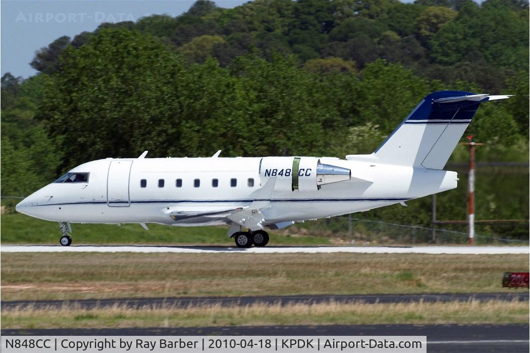 N848CC, 2006 Bombardier Challenger 604 (CL-600-2B16) C/N 5660, N848CC   Canadair CL.604 [5660] (Gama Aviation) Atlanta-Dekalb Peachtree~N 18/04/2010
