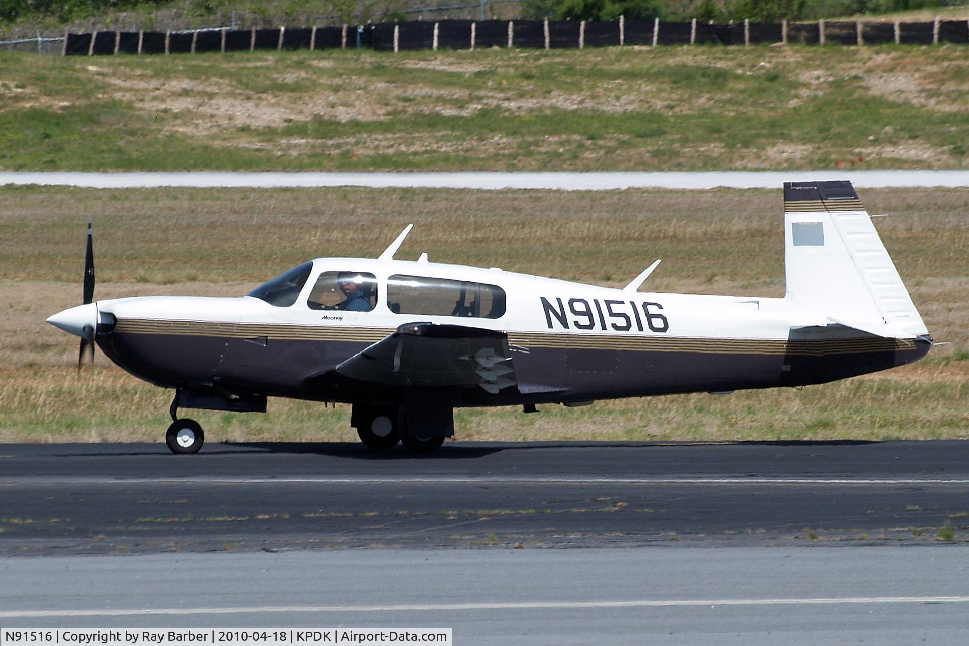 N91516, 1991 Mooney M20M Bravo C/N 27-0120, N91516   Mooney M.20M Bravo [27-0120] Atlanta-Dekalb Peachtree~N 18/04/2010
