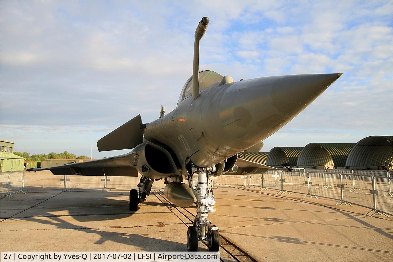 27, 2011 Dassault Rafale M C/N 27, Dassault Rafale M, Static display, St Dizier-Robinson Air Base 113 (LFSI) Open day 2017