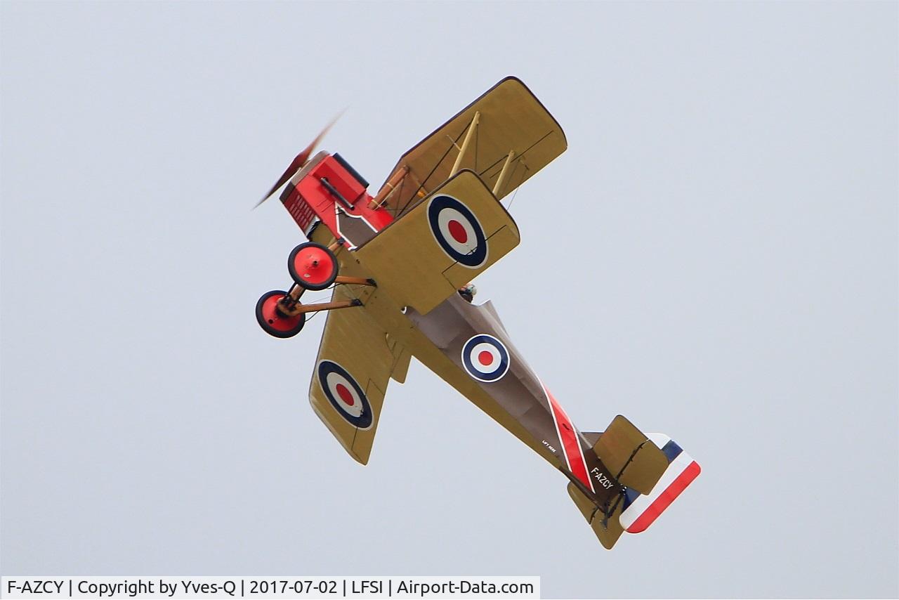 F-AZCY, Royal Aircraft Factory SE-5A Replica C/N 03, Royal Aircraft Factory SE-5A Replica, On display, St Dizier-Robinson Air Base 113 (LFSI) Open day 2017