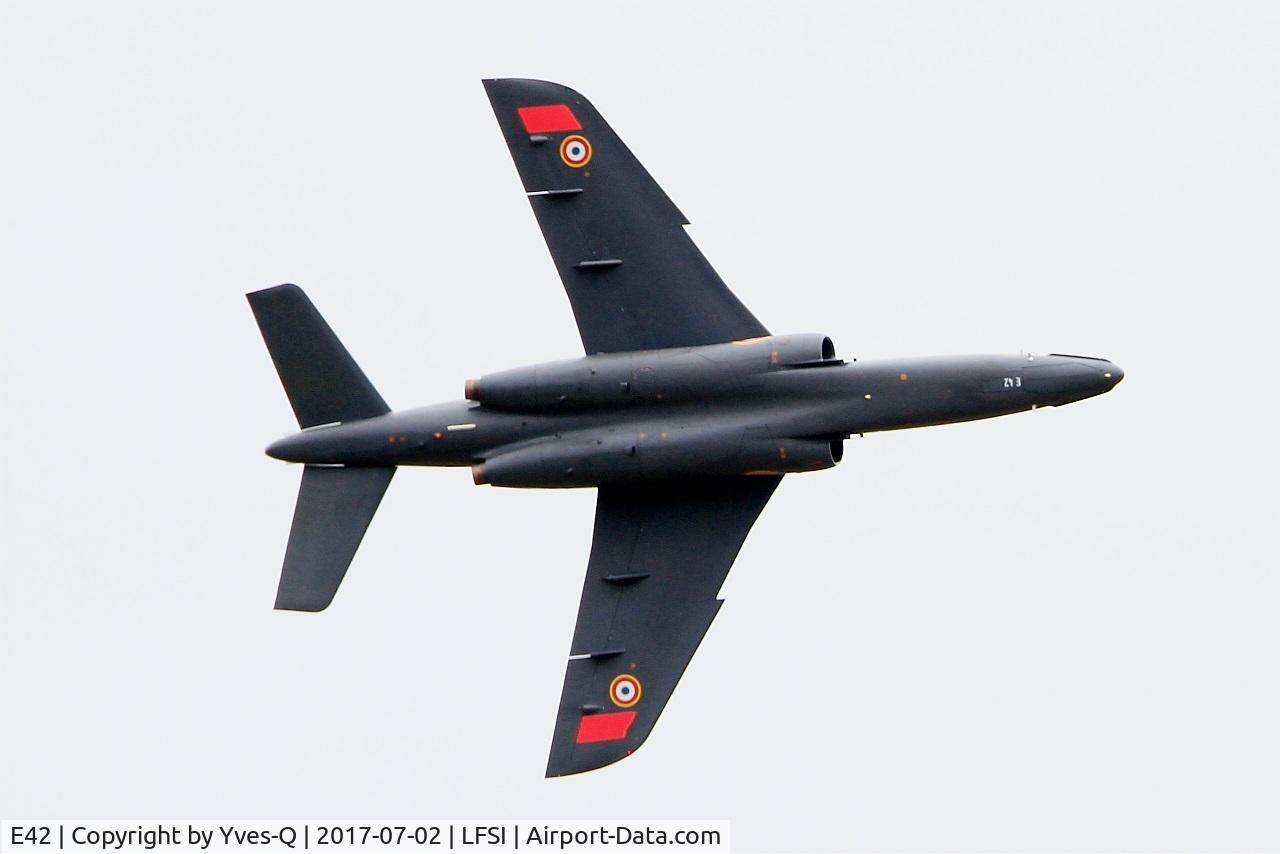 E42, Dassault-Dornier Alpha Jet E C/N E42, Dassault-Dornier Alpha Jet 1B, On display, St Dizier-Robinson Air Base 113 (LFSI) Open day 2017
