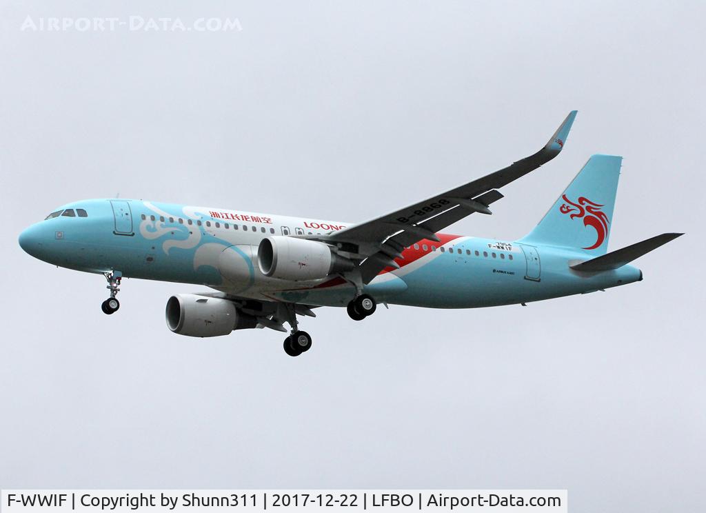 F-WWIF, 2017 Airbus A320-214 C/N 7954, C/n 7954 - To be B-8868