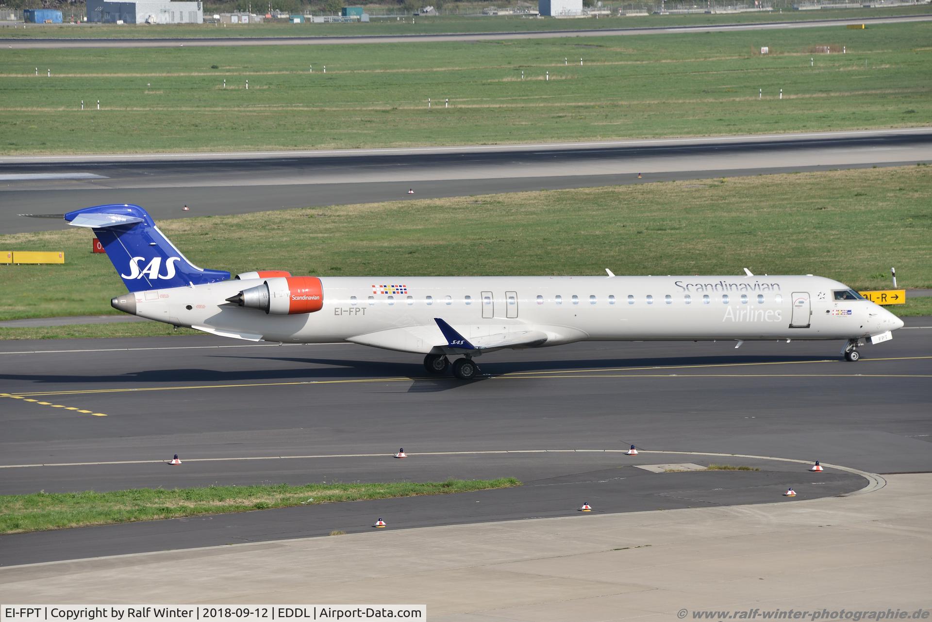 EI-FPT, 2017 Bombardier CRJ-900LR (CL-600-2D24) C/N 15438, Bombardier CL-600-2D24 CRJ-900lR - SK SAS SAS Scandinavian Airlines - - 15438 - EI-FPT - 12.09.2018 - DUS