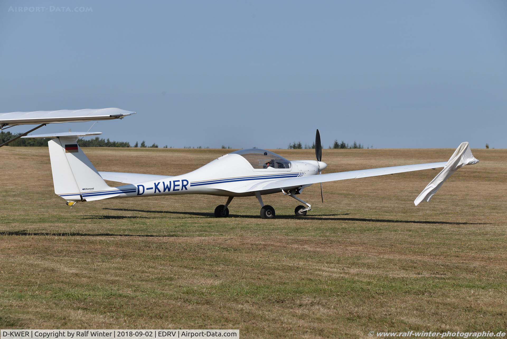 D-KWER, Diamond HK-36TTC Super Dimona C/N 36578, Diamond Aircraft HK-36TTC Super Dimona - SFG Wershofen - 36.578 - D-KWER - 02.09.2018 - EDRV