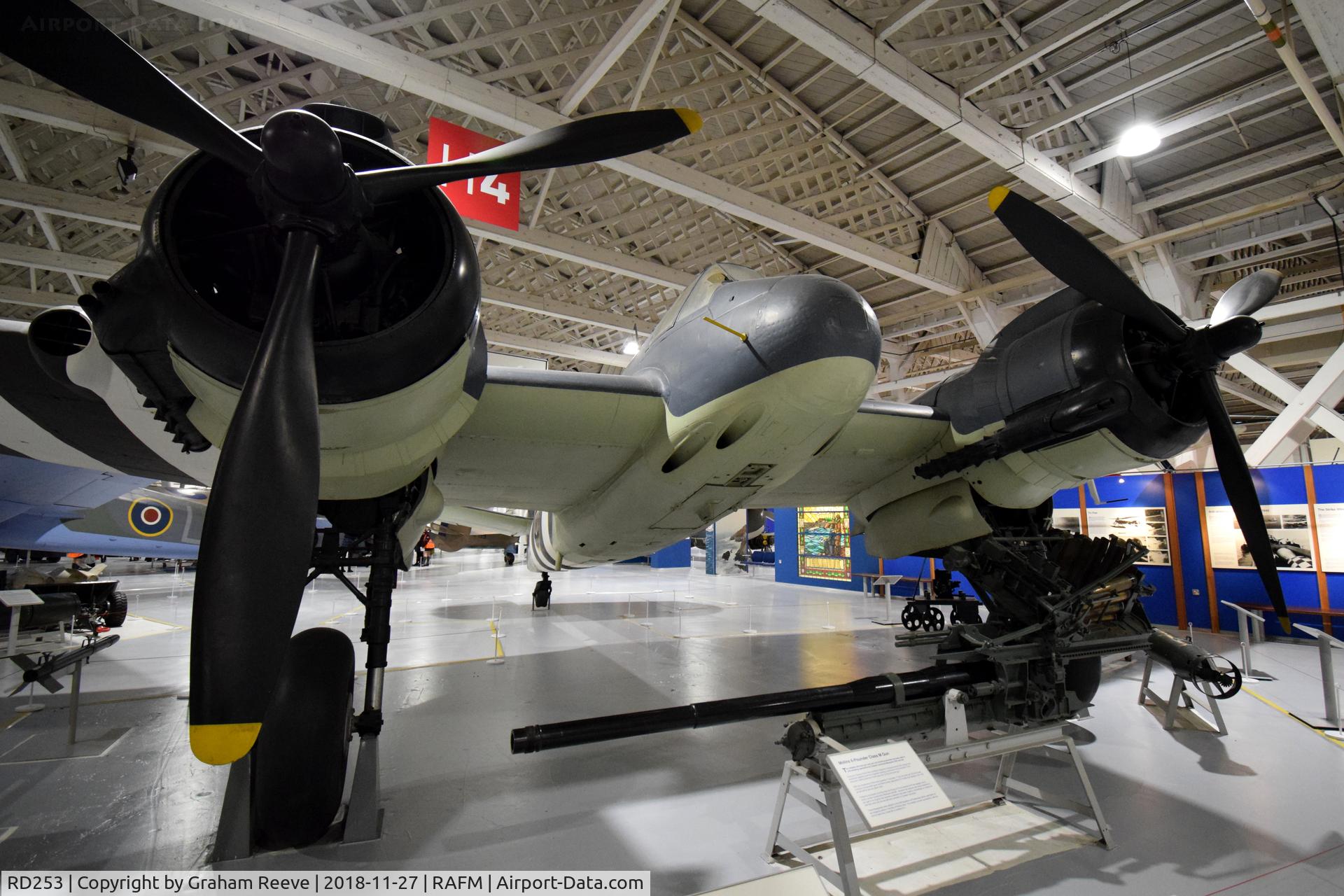 RD253, Bristol Beaufighter TF.X C/N Not found RD253, On display at the RAF Museum, Hendon.