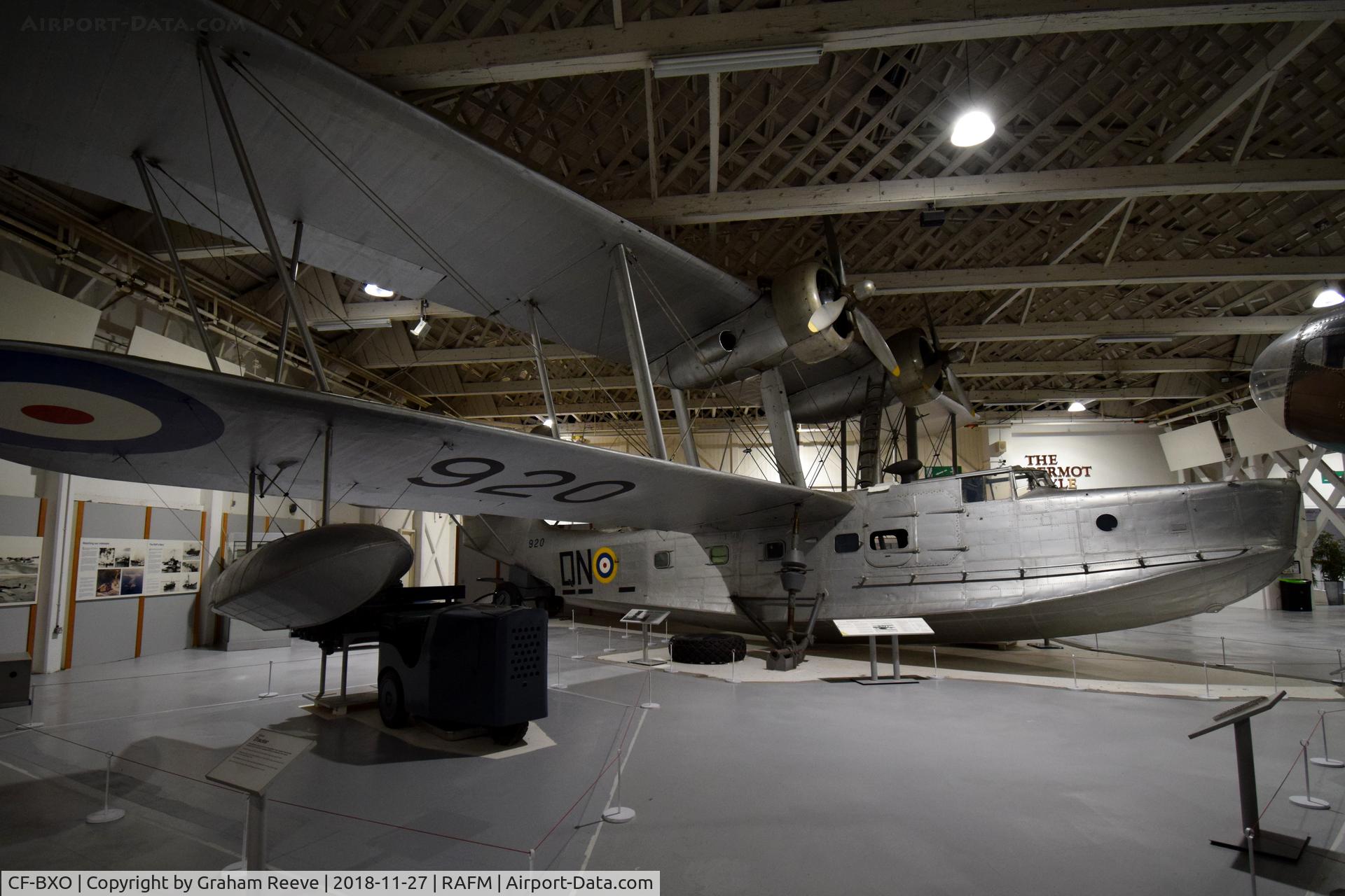 CF-BXO, 1940 Supermarine Stranraer C/N CV 209, On display at the RAF Museum, Hendon.