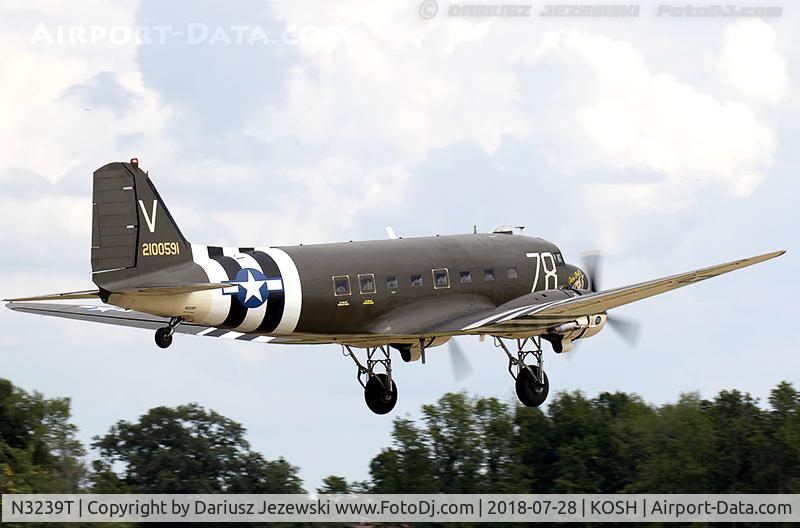 N3239T, 1943 Douglas DC3C-S1C3G (C-47A-65-DL) C/N 19054, Douglas DC3C-S1C3G (C-47A-65-DL Skytrain) 
