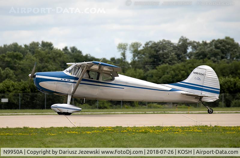 N9950A, 1950 Cessna 170A C/N 19310, Cessna 170A  C/N 19310, N9950A