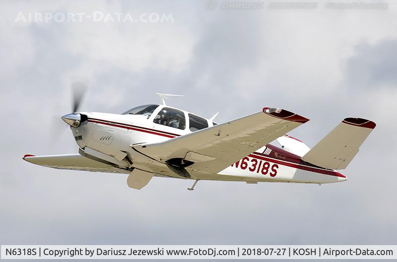 N6318S, 1975 Beech V35B Bonanza C/N D-9829, Beech F35 Bonanza  C/N D-9829, N6318S