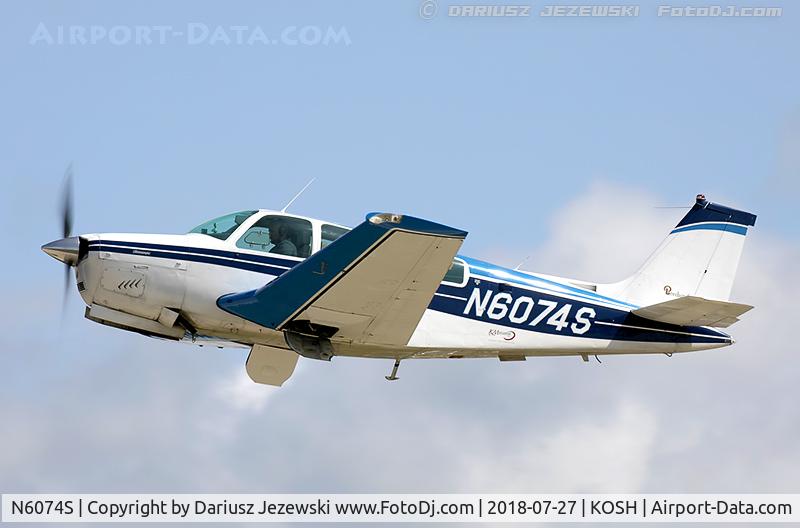 N6074S, 1975 Beech A36 Bonanza 36 C/N E-778, Beech A36 Bonanza 36  C/N E-778, N6074S