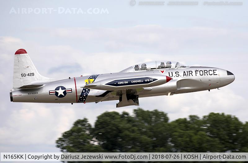 N165KK, Canadair CT-133 Silver Star 3 C/N T33-165, Canadair CT-133 Silver Star 3  C/N T33-165, NX165KK