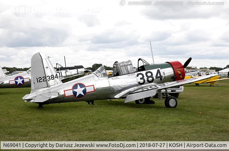 N69041, 1942 Consolidated Vultee BT-13A C/N 6462, Consolidated Vultee BT-13A Valiant  C/N 6462, N69041