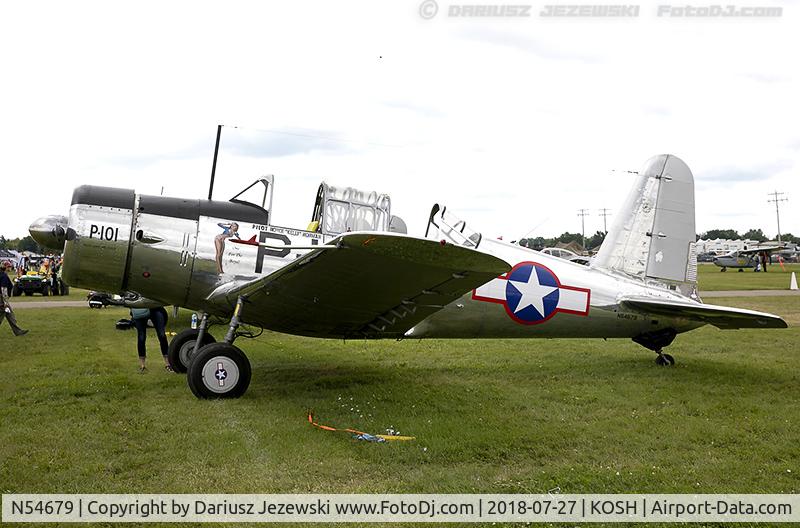 N54679, 1941 Consolidated Vultee BT-13A C/N 2990, Consolidated Vultee BT-13A Valiant C/N 2990, N54679