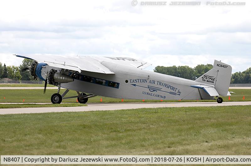 N8407, 1929 Ford 4-AT-E Tri-Motor C/N 69, Ford 4-AT-E Trimotor  C/N 69, NC8407