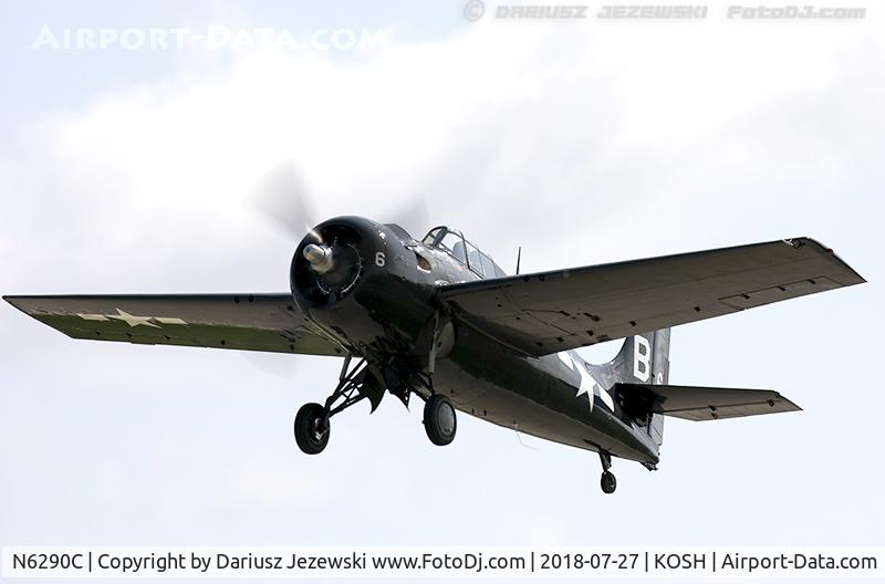 N6290C, 1945 General Motors (Grumman) FM-2 Wildcat C/N 5804, General Motors (Grumman) FM-2 Wildcat 
