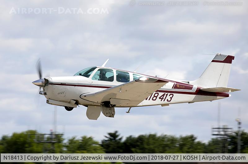 N18413, 1977 Beech F33A Bonanza C/N CE-736, Beech F33A Bonanza  C/N CE-736, N18413