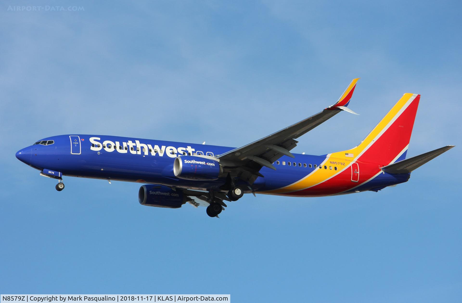 N8579Z, 2018 Boeing 737-8H4 C/N 63591, Boeing 737-8H4