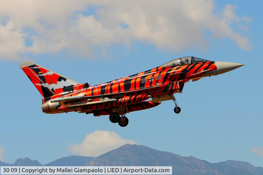 30 09, Eurofighter EF-2000 Typhoon S C/N GS004, 30+09