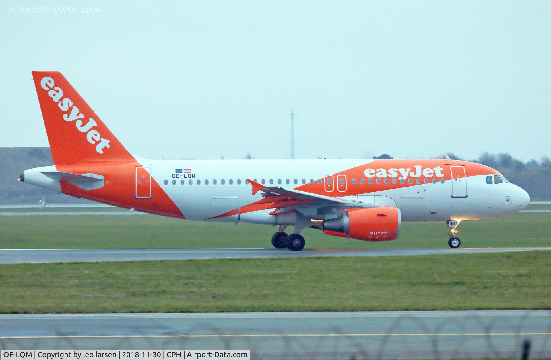 OE-LQM, 2009 Airbus A319-111 C/N 3824, Copenhagen 30.11.2018