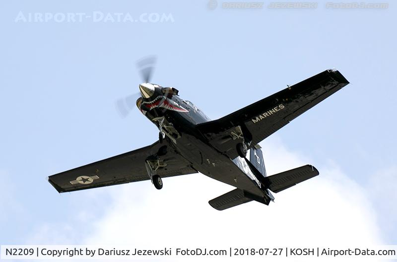 N2209, 1945 Grumman F8F-1B Bearcat C/N 122095, Grumman F8F-1B Bearcat  C/N 122095, N2209