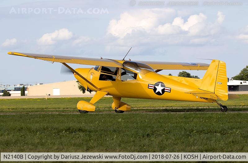 N2140B, 1949 Luscombe T-8F Silvaire C/N 6567, Luscombe T-8F Observer  C/N 6567, N2140B
