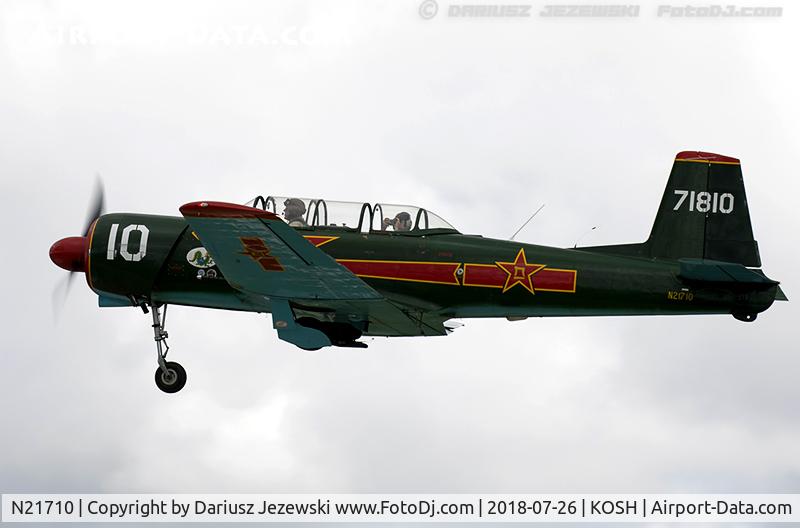 N21710, 1969 Nanchang CJ-6A C/N 2532059, Nanchang CJ-6A  C/N 2532059, N21710