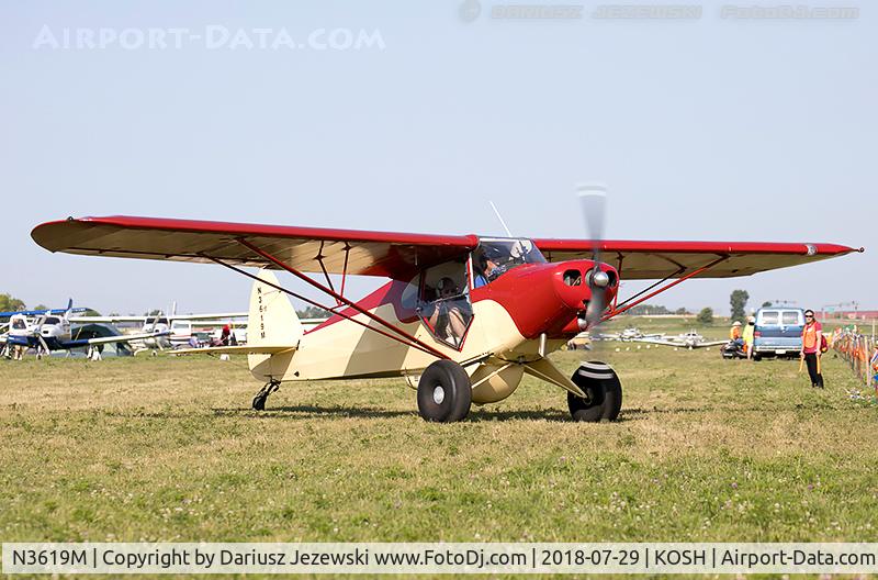 N3619M, 1947 Piper PA-12 Super Cruiser C/N 12-2517, Piper PA-12 Super Cruiser  C/N 12/01/2517, N3619M